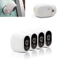 Silicone Skins for Arlo HD (4 pcs White) for Arlo HD Wireless Free Camera Protective Case - for Netgear Arlo HD Smart Security Accessories Silikon Case