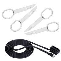 1 Set 12Pin Car Auxiliary Audio Cable Female Jack AUX-in Line For Ford Focus Galaxy C-Max S-Max Transit Fiesta Fusion Etc