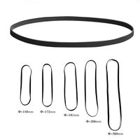 3 PCS Turntable Belt Replacement for Retro Vinyl Record Player Fit for All Kinds of Belt-Driven Turntables (⌀300)
