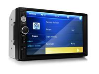 7 Inch Double Din Touch Screen Car Stereo Receiver,UPsztec Universal Car Audio with FM,MP5,Seven Colorful Lights in-Dash Wireless Bluetooth Receiver(7020B)