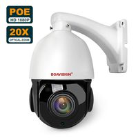 POE PTZ Camera Outdoor, BOAVISION 1080P High Speed Home Surveillance ip Camera, Pan/Tilt/ 20x Optical Zoom CCTV Security Dome Cameras, 328ft Night Vision IP66 Waterproof, Support IE Access & ONVIF Pro