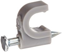 Polyethylene Nail Clip, 0.236" Width, 0.354" Height, Grey