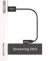 fire-Cable Streaming Stick TV Power Adapter (Eliminates AC Outlet)