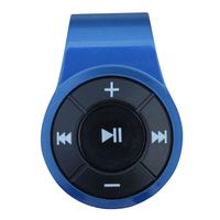 Bluetooth Receiver, Bluebyte Clip Bluetooth 5.0 Audio Receiver for Headphones with MIC for Hands-Free Calling and Music,Bluetooth Wireless Audio Adapter for Music Streaming Sound System.(Blue)