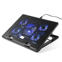 LVHE Laptop Cooler Cooling Pad with Five 120mm Fans Cooling Pad for Almost All 12-17.3-inch Laptops Slim Portable USB Powered (5 Fans)