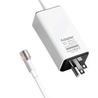 Wakeach 85W Mini Charger for MacBook Pro 15 inch 17 inch (Made Before Mid 2012),85W Magnetic Magsafe 1 Power Adapter L-tip mbp Battery Supply ,Lightweight & Portable Travel Mac Pro Wall Charger