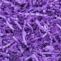 Crinkle Cut Paper Shred Filler (1/2 LB) for Gift Wrapping & Basket Filling - Purple | MagicWater Supply
