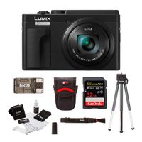 Panasonic LUMIX ZS80 24-720mm Travel Zoom Lens Digital Camera (Black) Bundle