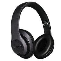 Head-Mounted Bluetooth Headphones-BTSShop Over Ear Foldable P15 Wireless V4.1 Earphone HandsFree Music Stereo Headset With Mic/FM/TF Card/AUX Function (Black)