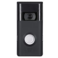 Wasserstein Colorful & Protective Silicone Skins for Ring Video Doorbell 2 - Protect and Camouflage your Ring Video Doorbell 2 with these UV light- and weather-resistant silicone skins (Black)