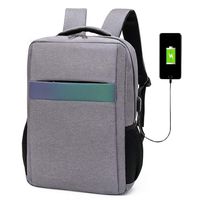 Laptop Backpack for Men Women Lightweight Computer Backpack with USB Charging Port 15.6 Inch Business Slim Commute Travel Bag Dark Grey