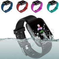 Monakers Waterproof Bluetooth4.0 Sports Smart Wristband Bracelet Watch Fitness Tracker Compatible with Android&All Smart Phone-Support Blood Pressure, Passometer, Sleep Tracker, Heart Rate Tracker