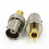 BNC Female to SMB Female Straight RF Coaxial adapter Quick USA Shipping