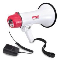 Pyle Bluetooth Bullhorn PA Megaphone - iPhone Megaphone Speaker with Wired Microphone, Siren Alarm Mode, MP3/USB/SD Readers - PMP42BT_0