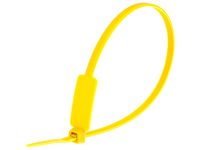 10 Inch Yellow Standard Identification Cable Tie - 100 Pack