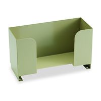 MMF Industries Steel Deposit Ticket Holder, Powder Coated Finish, 10 x 4 x 6 Inches, Sand (268067003)