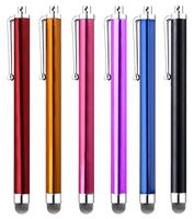 iCrews Mesh Stylus Pen Set of 6 Pack, Universal Capacitive Touch Screen Stylus for iPad, iPhone, Samsung, Kindle Touch, Compatible with All Device with Capacitive Touch Screen - 6 Colors