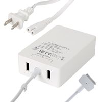 MacBook Pro Charger, Magsafe-2 Tip-T 60w Power Adapter with 2 USB Port Compatible with Apple MacBook Pro 11/13/15 inch MacBook Charger (Magsafe-2)