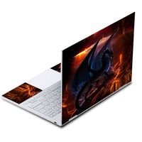 MightySkins Skin Compatible with Google Pixelbook - Fire Dragon | Protective, Durable, and Unique Vinyl Decal wrap Cover | Easy to Apply, Remove, and Change Styles | Made in The USA