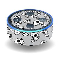 MightySkins Skin Compatible with Amazon Echo Dot (2nd Gen) - Laughing Skulls | Protective, Durable, and Unique Vinyl Decal wrap Cover | Easy to Apply, Remove, and Change Styles | Made in The USA