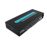 2x2 HDMI 1.4V Matrix Switch/Splitter (2 Input, 2 Output) with Remote Control and IR Extension Cable, Supports HDMI 1.4, 3D, 1080p, 4K x 2K