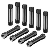 uxcell Hex Aluminum Standoff Spacer Column M3x30mm,for RC Airplane,FPV Quadcopter,CNC,Black,10pcs