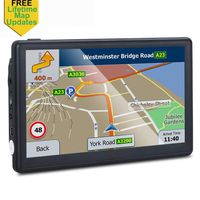 GPS Navigation for Car, 7 inches 8GB Lifetime Map Update Spoken Turn-to-Turn Navigation System for Cars, Vehicle GPS Navigator Lifetime Maps Update
