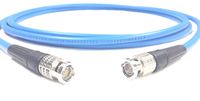 100 Foot Belden 1694A 3G/6G HD-SDI RG6 Cable (75 Ohm) with Canare BCP-B53 BNC connectors by Custom Cable Connection - Blue # 104501-100