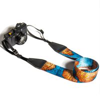 Camera Strap,Cheliz Vintage Travel Camera Neck Shoulder Strap Belt Compatible For Canon,Nikon,Sony,Fujifilm and Digital Camera(Map)