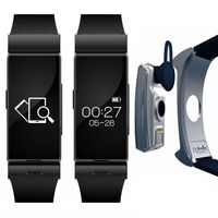 inDigi® Bluetooth OLED Display Smart Watch Phone Bracelet For Galaxy Phone S5 S4 Note 3 (US Seller)