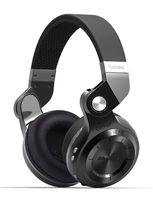 Bluedio T2s Bluetooth Headphones On Ear with Mic, 57mm Driver Rotary Folding Wireless Headset, Wired and Wireless headphones for Cell Phone/ TV/ PC, 40 Hours Play Time (Black)