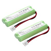 EBL Pack of 2 Rechargeable Replacement Cordless Phone Battery for Home Phone VTech BT28443 LS6115 LS6117 LS6125 LS6126 LS6215 LS6217