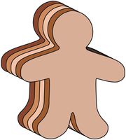 5.5" Person Multicultural Creative Cut-Outs, 31 Cut-Outs in a Pack for Around The World, Unity in Diversity Kids' Craft Projects for School/Classroom