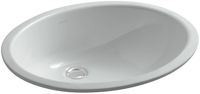 KOHLER K-2210-95 Caxton Undercounter Bathroom Sink, Ice Grey