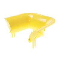 ADC Commscope FGS-MTRM-A FiberGuide 4x4-Inch Raceway Trumpet Flare, Yellow