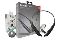 LG Tone Ultra HBS-830 Bluetooth Wireless Stereo Headset with Bluetooth Tracking Device - for Item Tracker (Renewed)