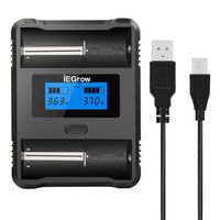 Rechargeable Battery Charger, Universal Battery Charger for Rechargeable Battery AA AAA