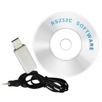 Landtek Instrument USB Cable RS232CD Software with 2.5mm Diameter Jack for Data Analysis & Statistics.