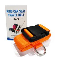 Car Seat Travel Belt to Suitcase,Car Seat Travel Strap to, Orange, Size No Size