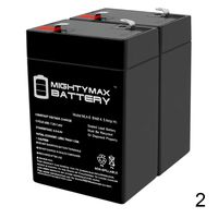 Mighty Max Battery 6V 4.5AH Replacement Battery for Panasonic LCR6V4BP2-2 Pack Brand Product