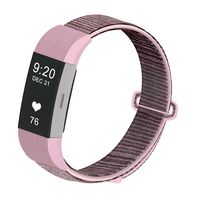 JUN1 Compatible with Fitbit Charge 2 Bands Soft Nylon Sport Wristbands for Men Women Lightweight Replacement Straps Accessories for Fibit Charge 2