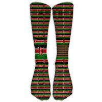 Kenya Flag Crew Socks Causal Socks Compression Socks High Socks Crazy Socks For Running,Athletic,Edema,Travel,Nursing.