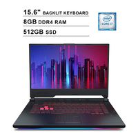 2019 Asus ROG Strix G 15.6 Inch FHD Gaming Laptop (9th Gen Intel 6-Core i7-9750H up to 4.5GHz, 8GB DDR4 RAM, 512GB SSD, NVIDIA GeForce RTX 2060 6GB, Backlit Keyboard, Windows 10)