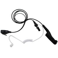 Replacement for Motorola APX 7000 FBI Earpiece with Push to Talk (PTT) Microphone - Acoustic Earphone Compatible with Motorola APX 7000 Radio - Headset for Security and Surveillance