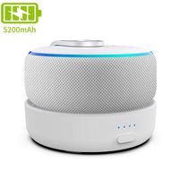 [Upgraded] GGMM D3 Battery Base for Dot 3rd gen, Portable Charger with 8 Hours of Playtime, White (Power Adapter is Not Included)