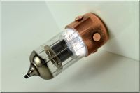 Handmade 16GB USB 3.0 White Pentode Radio Tube USB Flash Drive with Stand. Steampunk/Industrial Style ####### (Tags: Stick Thumb Pen Key Drive Storage Memory Disk. Fallout Authentic Gadget)