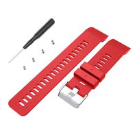 AUTRUN Band for Garmin Forerunner 35 Watch, Silicone Wristband Replacement Watch Band Strap for Garmin Forerunner 35 (Red)