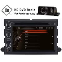 Car Stereo GPS Navigator for Ford F150 F250,7 Inch Double Din HD Touch Screen FM Radio DVD Player Bluetooth Mirror Link Canbus 16G SD Map