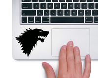 House of Stark Game of Thrones - Trackpad Apple Macbook Laptop Vinyl Sticker Decal