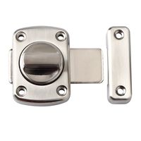 Alise Rotate Bolt Latch Gate Latches Safety Door Slide Lock,MS220U Brushed Finish